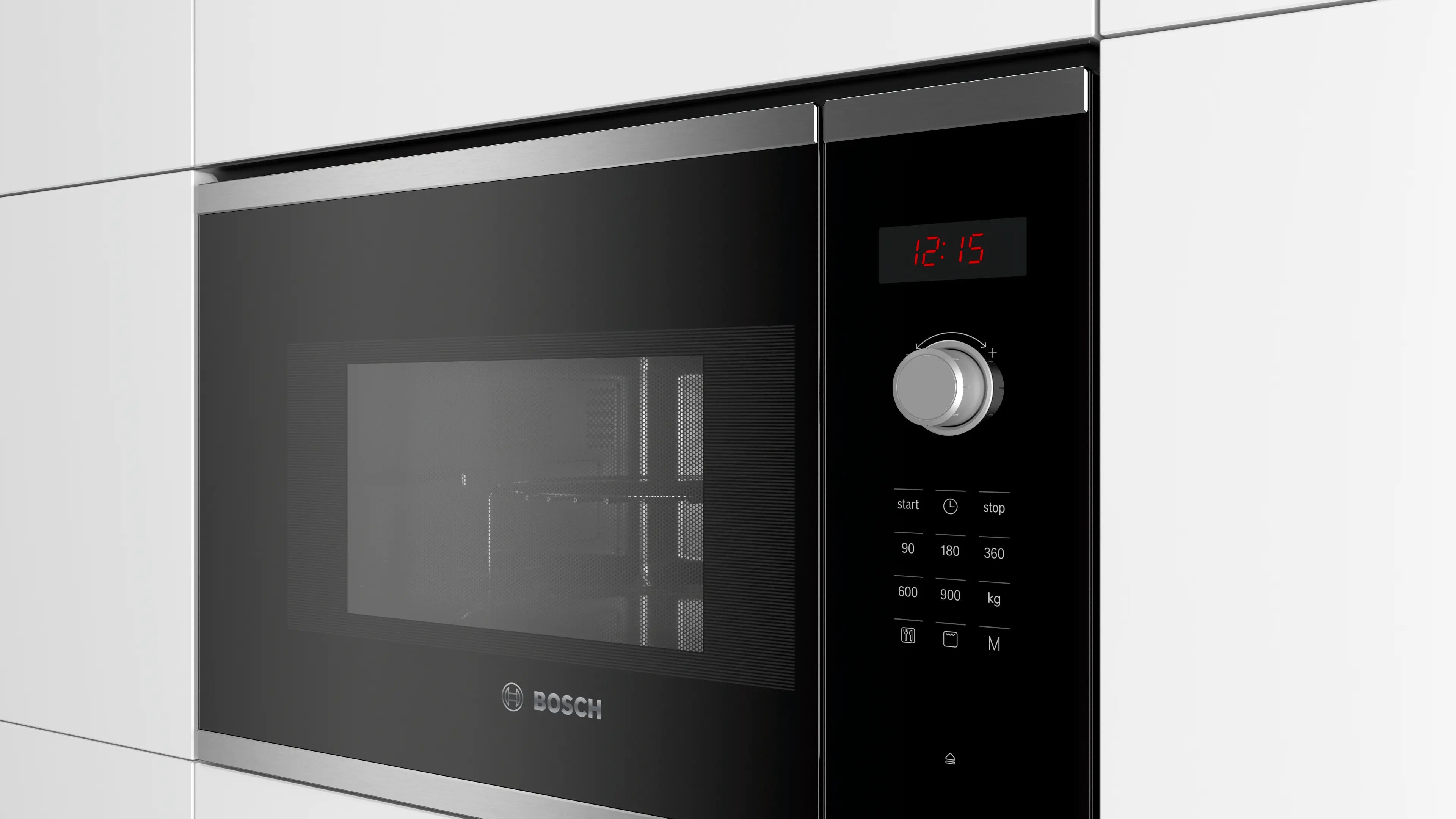 Bosch LED Display Control Built in Microwaves, 25 L (Black) BEL553MS0I
