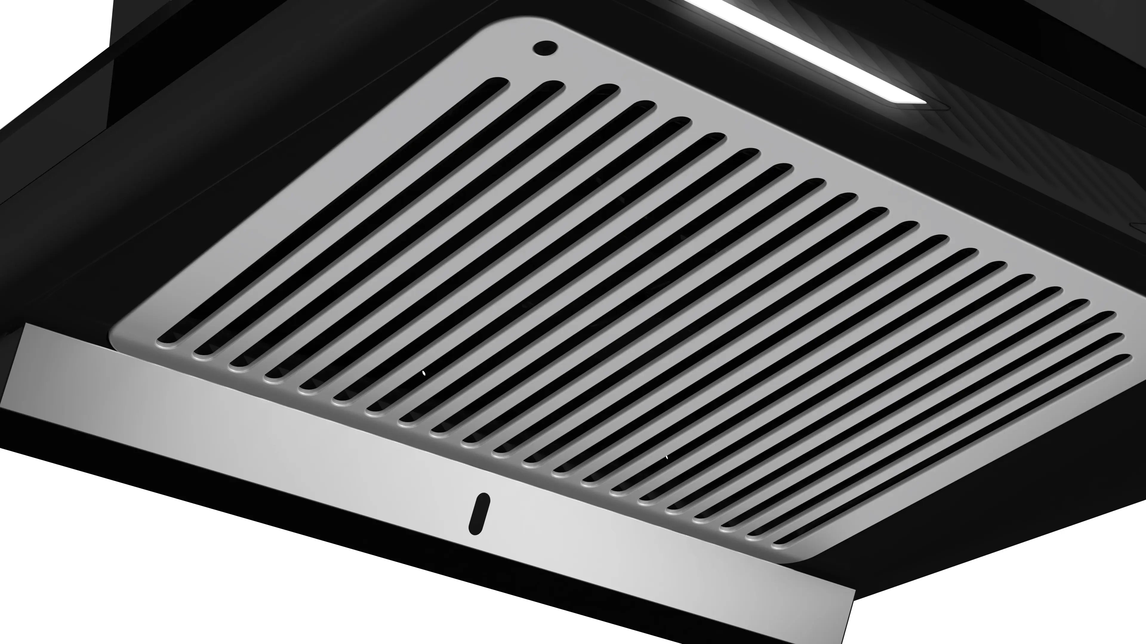 Bosch 60 cm Self Clean Technology glass Kitchen Chimney (HOOD DWHA68G60I, Oil collector Filter technology, Touch Control, Black) (DWHA68G60I)