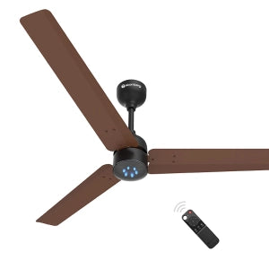 atomberg Ceiling Fan Renesa 1200mm With BLDC Motor & Remote (Energy Saving, Brown and Black)