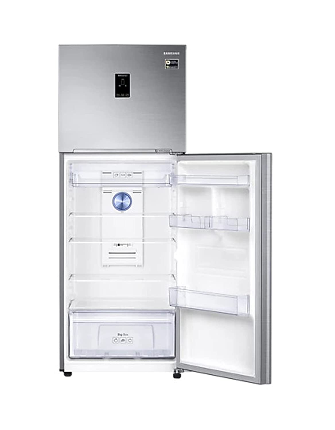 Samsung 415L 2 Star Frost-Free Double Door Digital Inverter Refrigerator (RT42B5538S8/TL, Elegant Inox, 5-in-1 Convertible, 2022 Model)