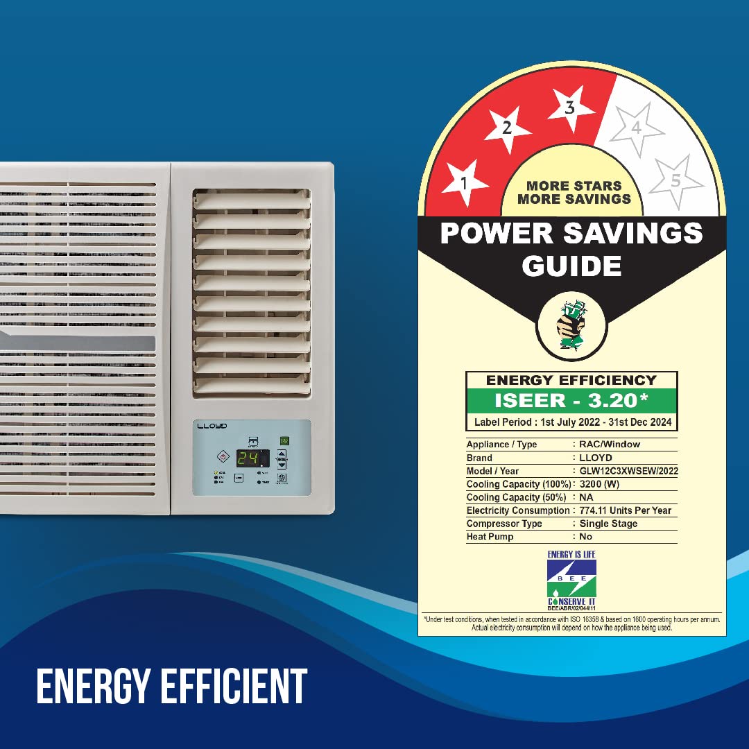 Lloyd 1.0 Ton 3 Star Fixed Speed GLW12C3XWSEW Window AC