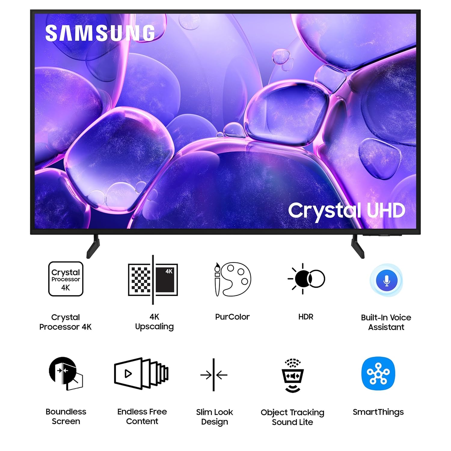 Samsung 65 Crystal 4K Ultra HD Smart LED TV UA65U8400FULXL (Black)