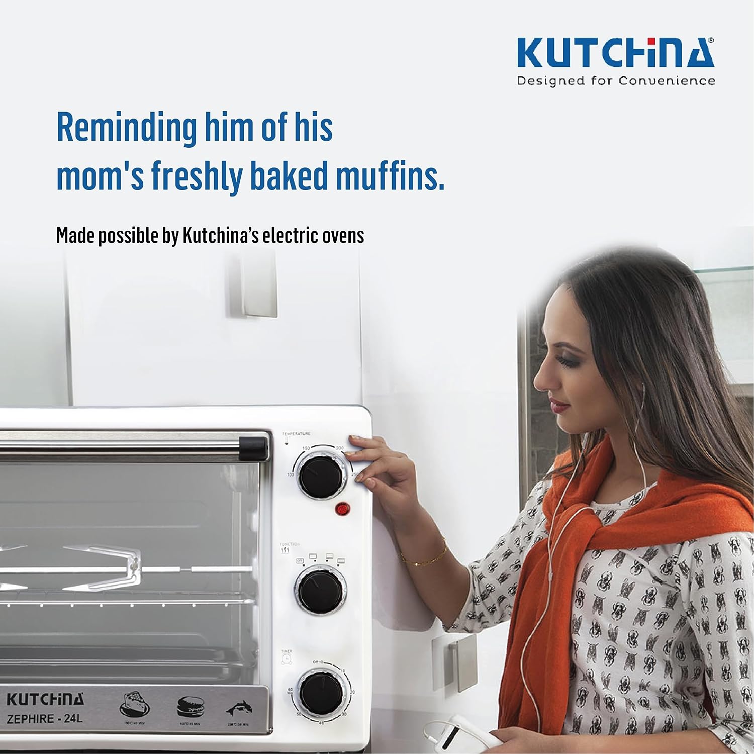 Kutchina OTG Oven 24 Ltr Zephire 24L
