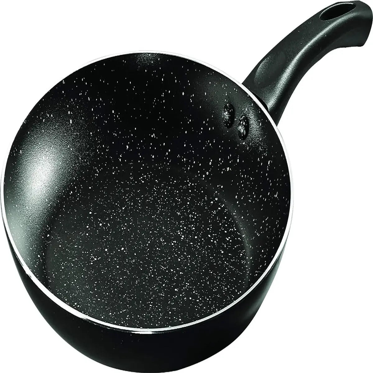 Butterfly Granza Non-Stick Aluminium Fry Pan, 24 cm, Black and White