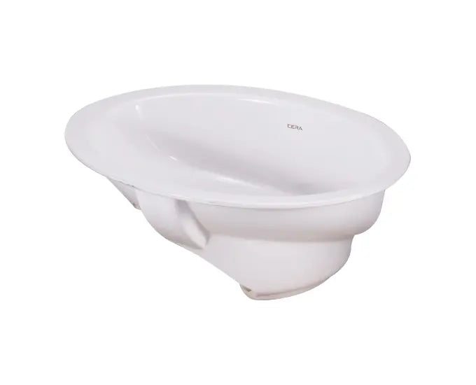 Cera S2030102 Oval 450x350 mm Counter Wash Basin White Colour