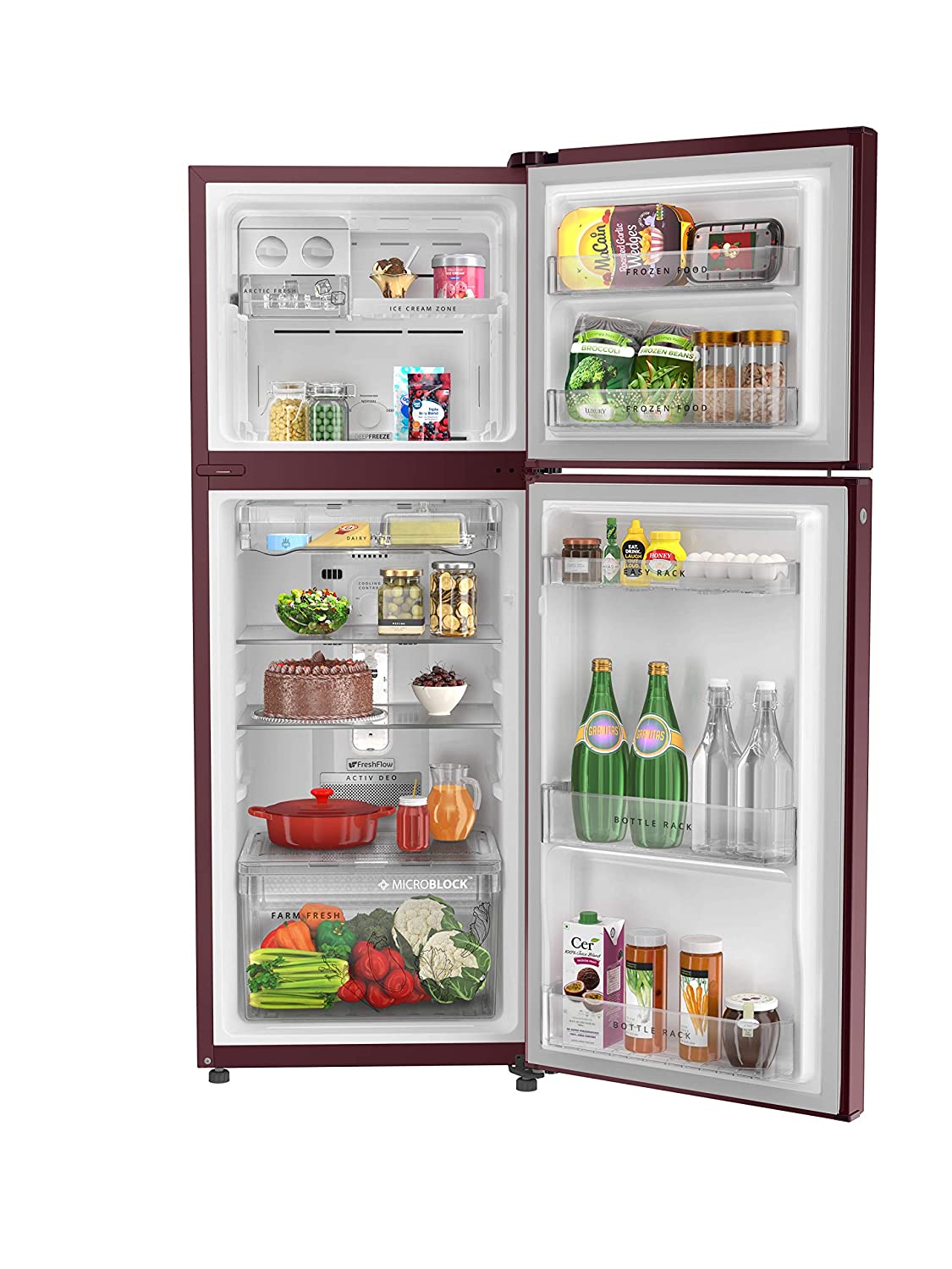 Whirlpool 245 L 2 Star Refrigerator NEO 258H ROY 2S Wine Viola