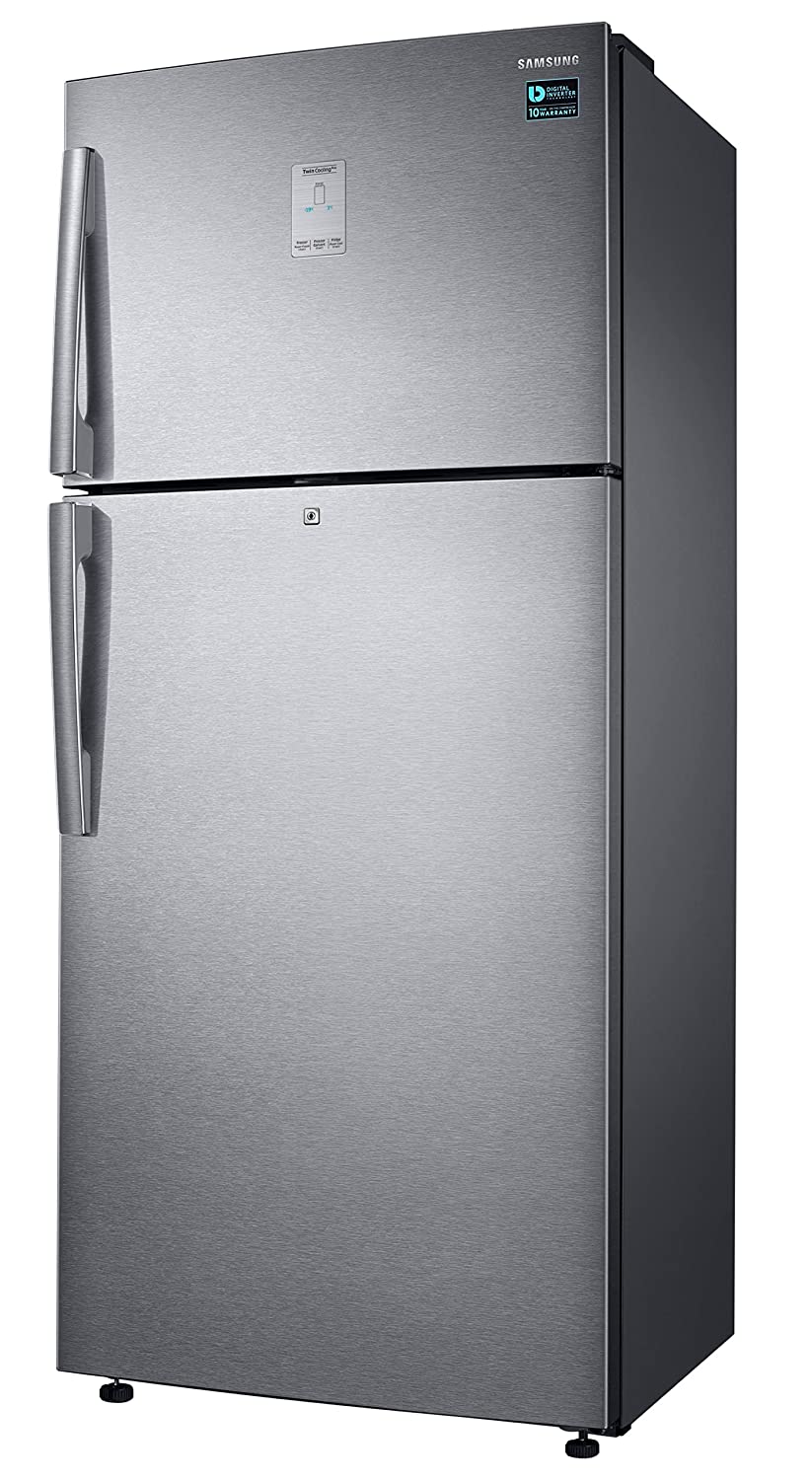 Samsung 551L 2 Star Frost-Free Double Door Digital Inverter Refrigerator (RT56B6378SL/TL, Steel, 2022 Model)