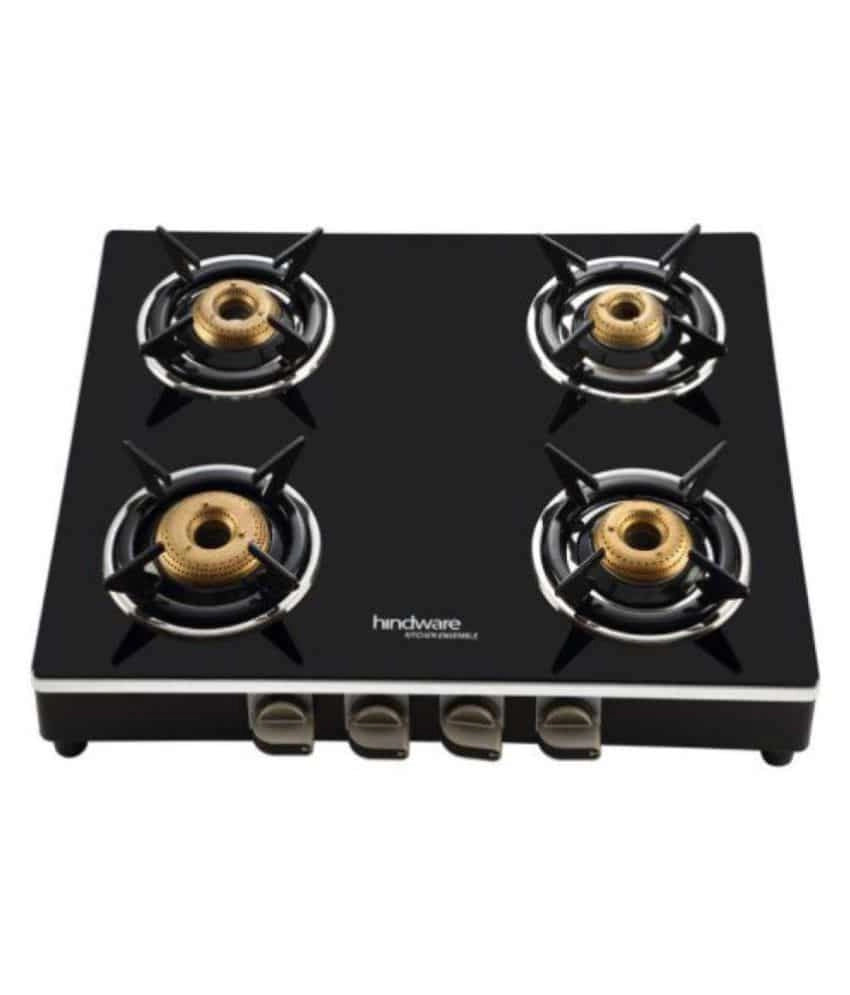 Hindware Milano GL 4B Ai 4 Burner Auto Gas Stove