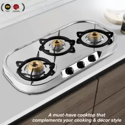 Sunflame Optra 3 Burner (3B) SS