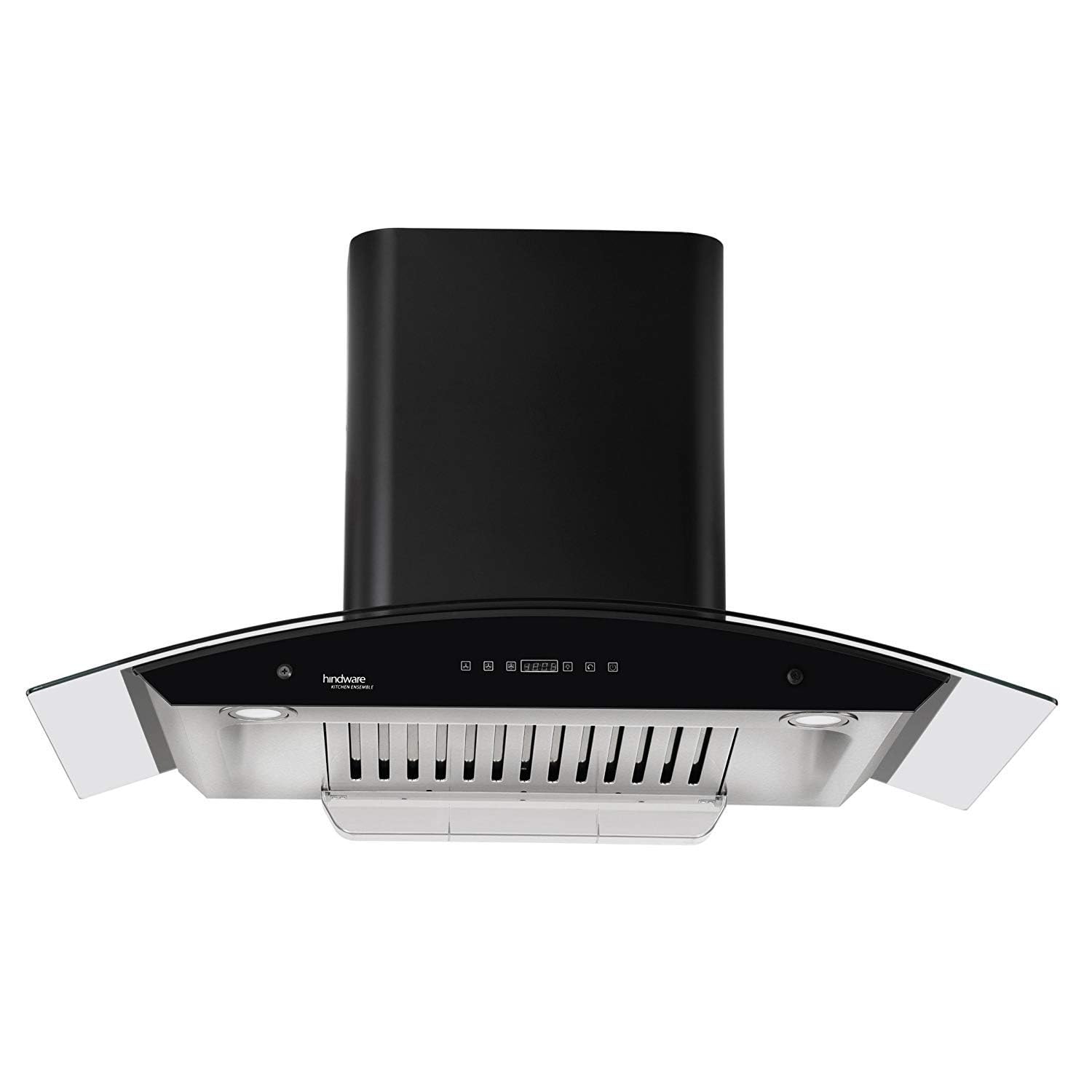 Hindware Chimney Cleo Heat Autoclean 60cm 1200m3/hr Black