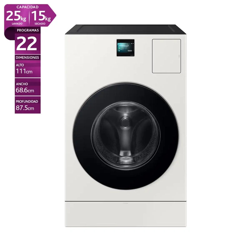 Samsung WD25FB8690BE 25kg Washer Dryer: High-Capacity Laundry Solution