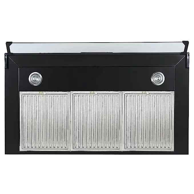 Faber 3 way suction chimney with Air purifier & Fan 90 cm,1095 m³/hr (HOOD 3N1 AEROST SPARK PRO 3D BK FT Baffle Filter Black)