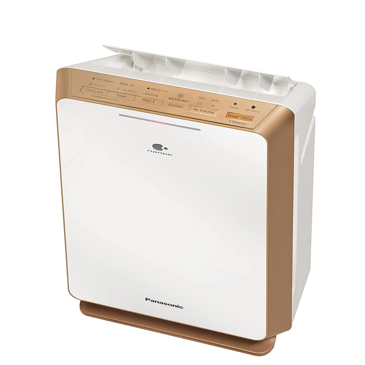 Panasonic F-PXM55AND 11-Watt Air Purifier (White/Gold)