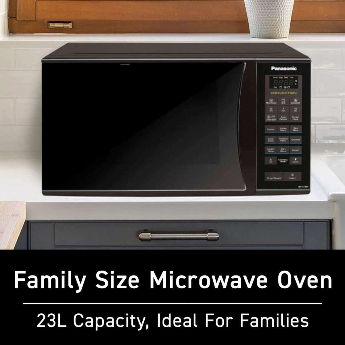 Panasonic 23 L Convection Microwave Oven - NN-CT353BFDG