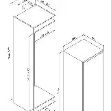 Blaupunkt 5CL288FE0 Built-In Refrigerator 294L Capacity, 39dB Noise