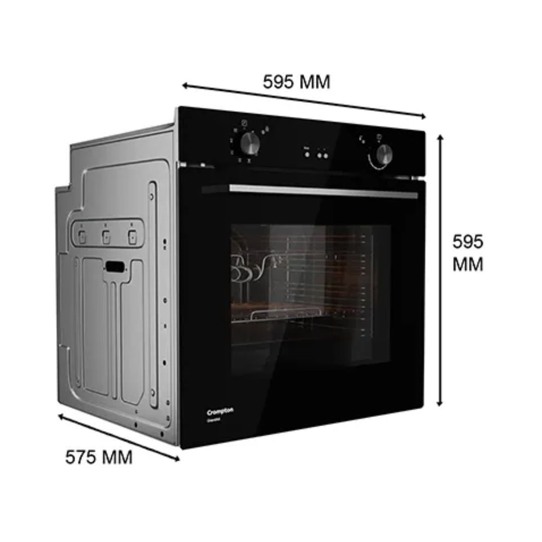 Crompton Built In Oven BIO-GAPYR78L-MBL 78 L Black