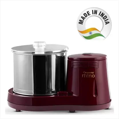 Butterfly Rhino 2 Ltr Wet Grinder  (Cherry Red)