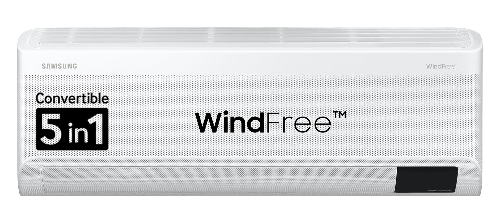 Samsung 1 Ton 3 Star Wind-Free Technology Inverter Split AC (Copper, Convertible 5-in-1 Cooling Mode, Easy Filter Plus (Anti-Bacteria), 2023 Model AR12CYLAMWK White)