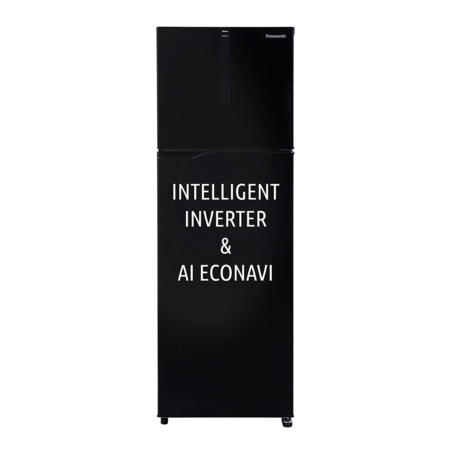 Panasonic 280 L Double Door 3 Star AI Enabled Inverter Technology Frost Free Refrigerator (NR-TH292CPKN, Diamond Black, Jumbo Fresh Vegetable Basket,2023 Model, Net Capacity 256L)