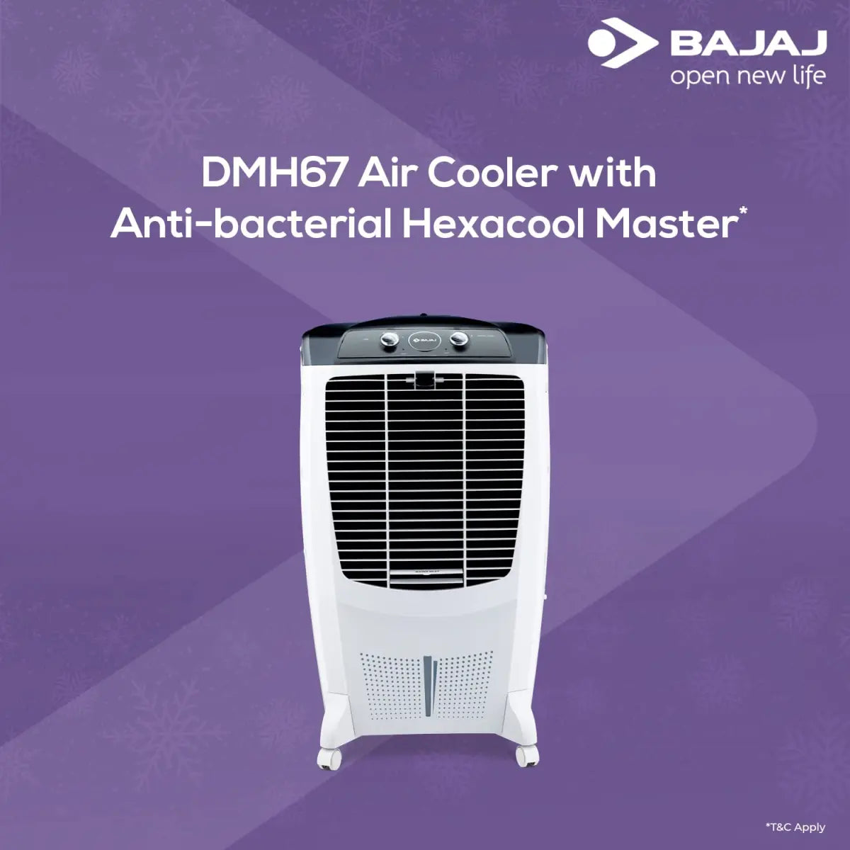 Bajaj DMH67 67L Desert Air Cooler White