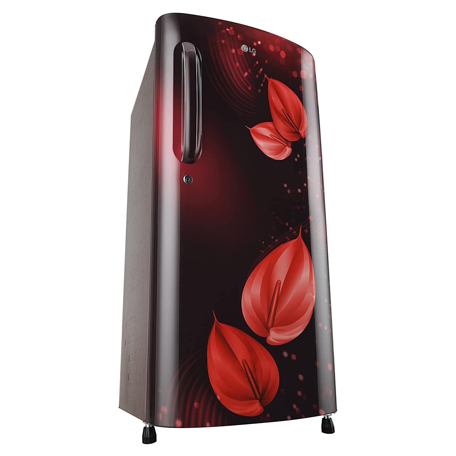 LG 185 L 3 Star Direct-Cool Refrigerator ‎Scarlet Victoria