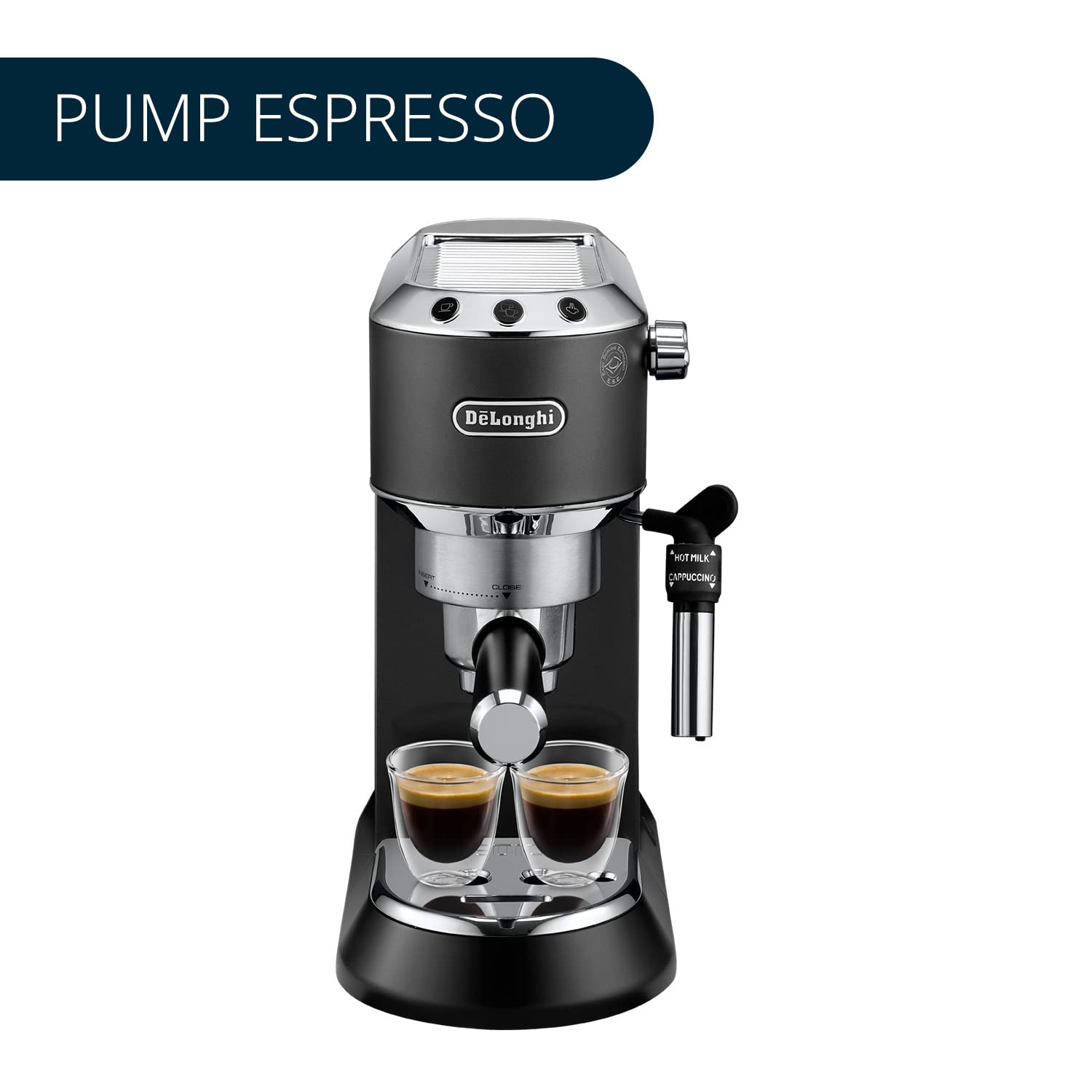 DeLonghi EC685.BK 1350-Watt Espresso Coffee Machine (Black)