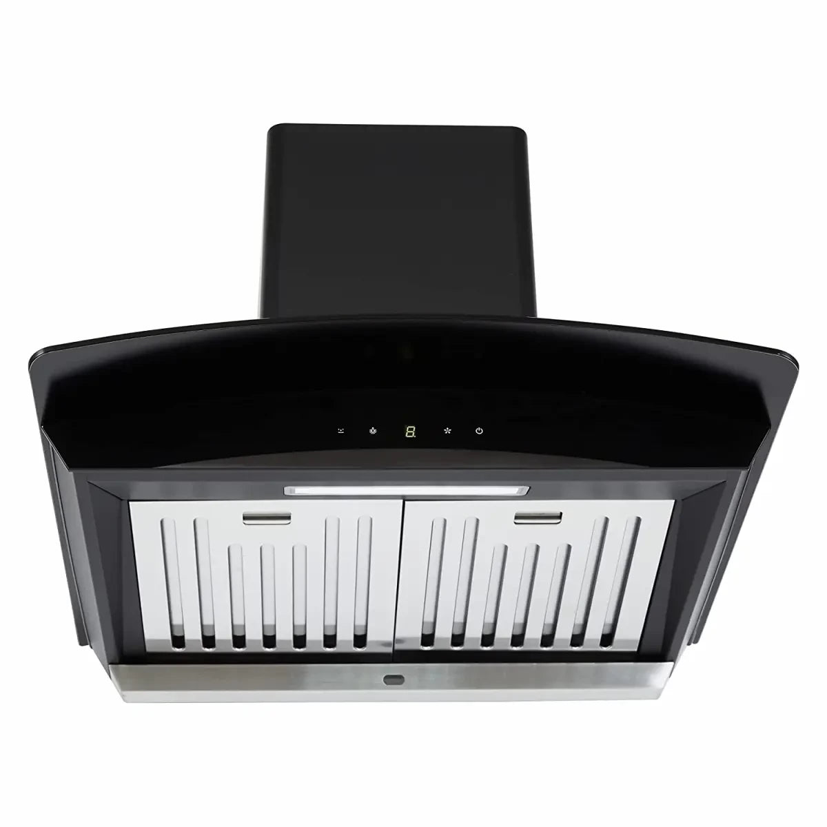 Elica 60 cm 1200 m3/hr Auto Clean Chimney (WDAT HAC 60 NERO, 2 Baffle Filters, Touch Control, Black)