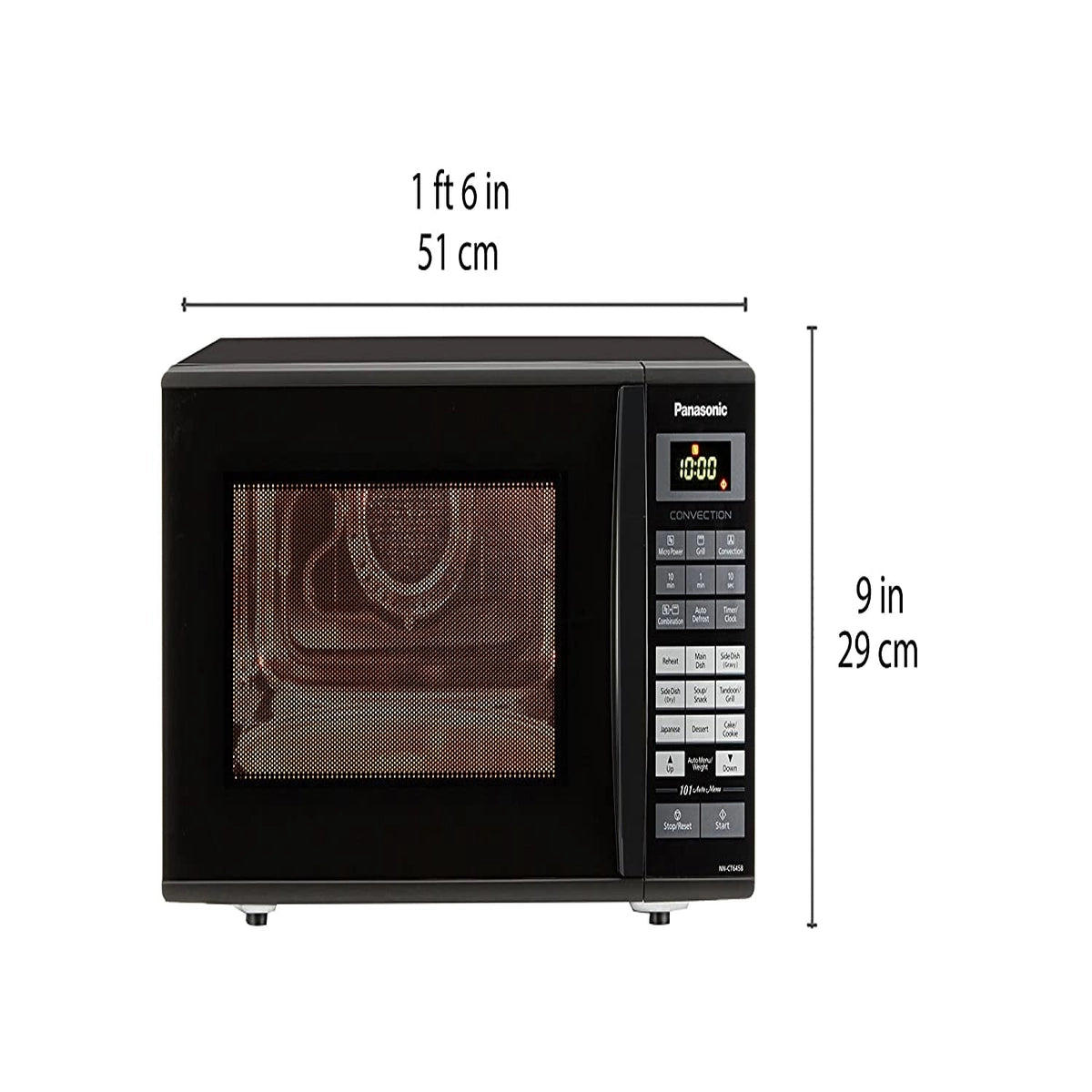 Panasonic 27 L Convection Microwave Oven - NN-CT645BFDG