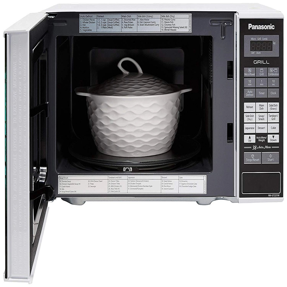 Panasonic 20 L Grill Microwave Oven - NN-GT221WFDG