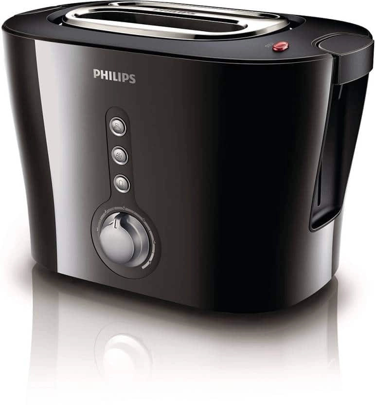 Philips HD2630/20 1000 W Pop Up Toaster (Black)