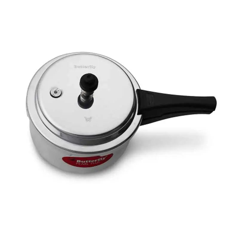 Butterfly Pearl Plus 3L Aluminium Pressure Cooker with Outer Lid