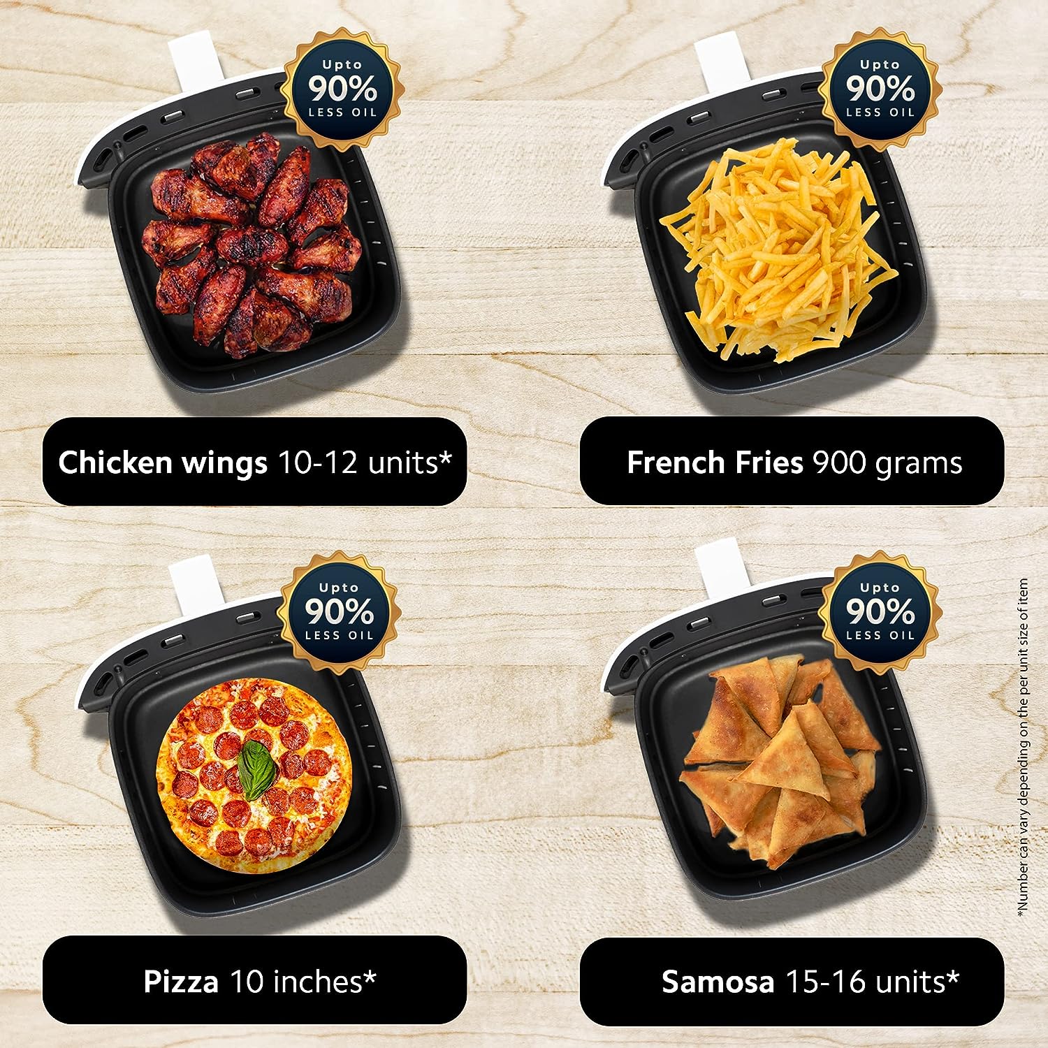 Xiaomi Smart Air Fryer for 4-5 People | 90% Less Fat l 1500W Fast Cooking | 7 Pre-set Menus | Grill, Bake, Fry, Roast, Reheat, Defrost | 40-200°C l Dual Speed Technology | Voice Control | 90+ Recipe