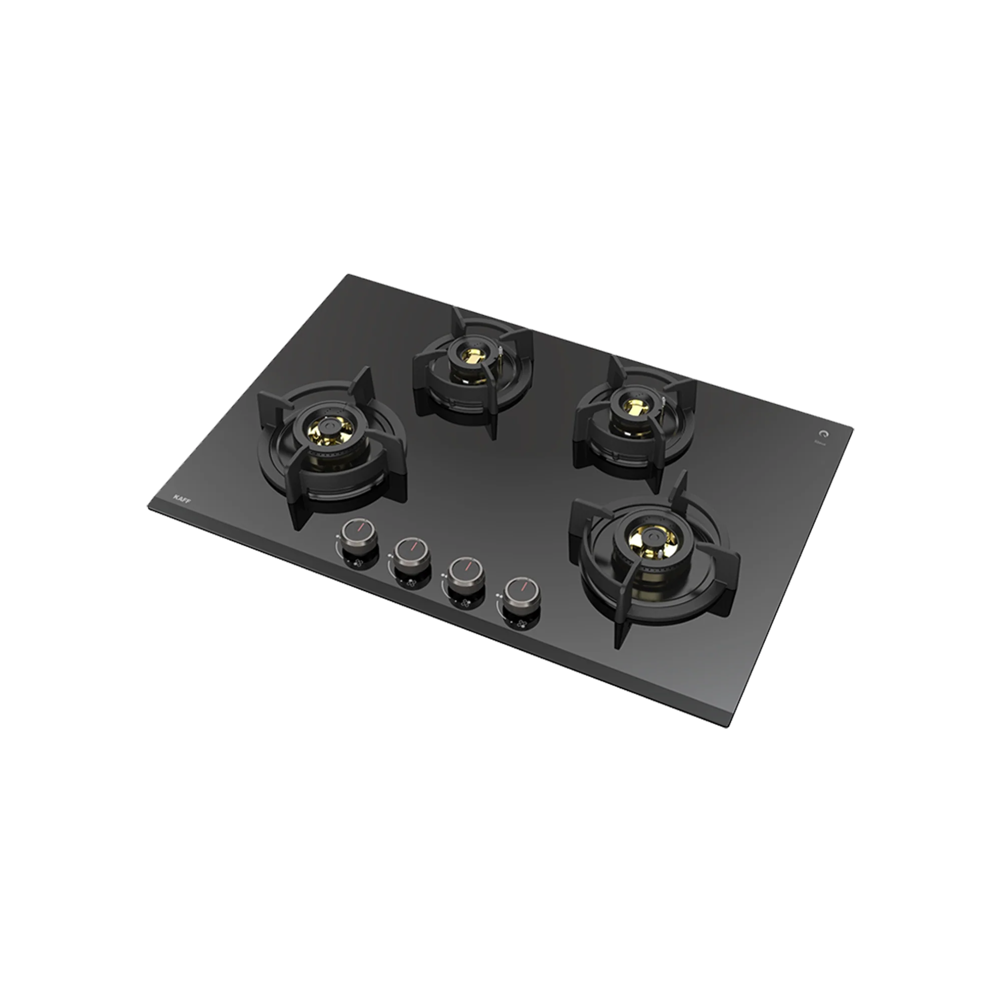 KAFF ASF 784 4-Burner Electric Hob - Tempered Glass Top, Black