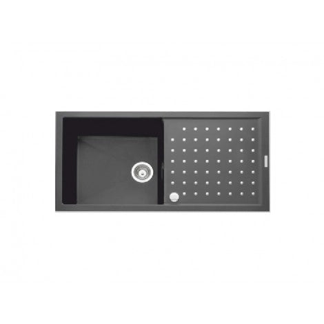 Carysil Kitchen Sink Polo D100-Steel Balls Single Bowl
