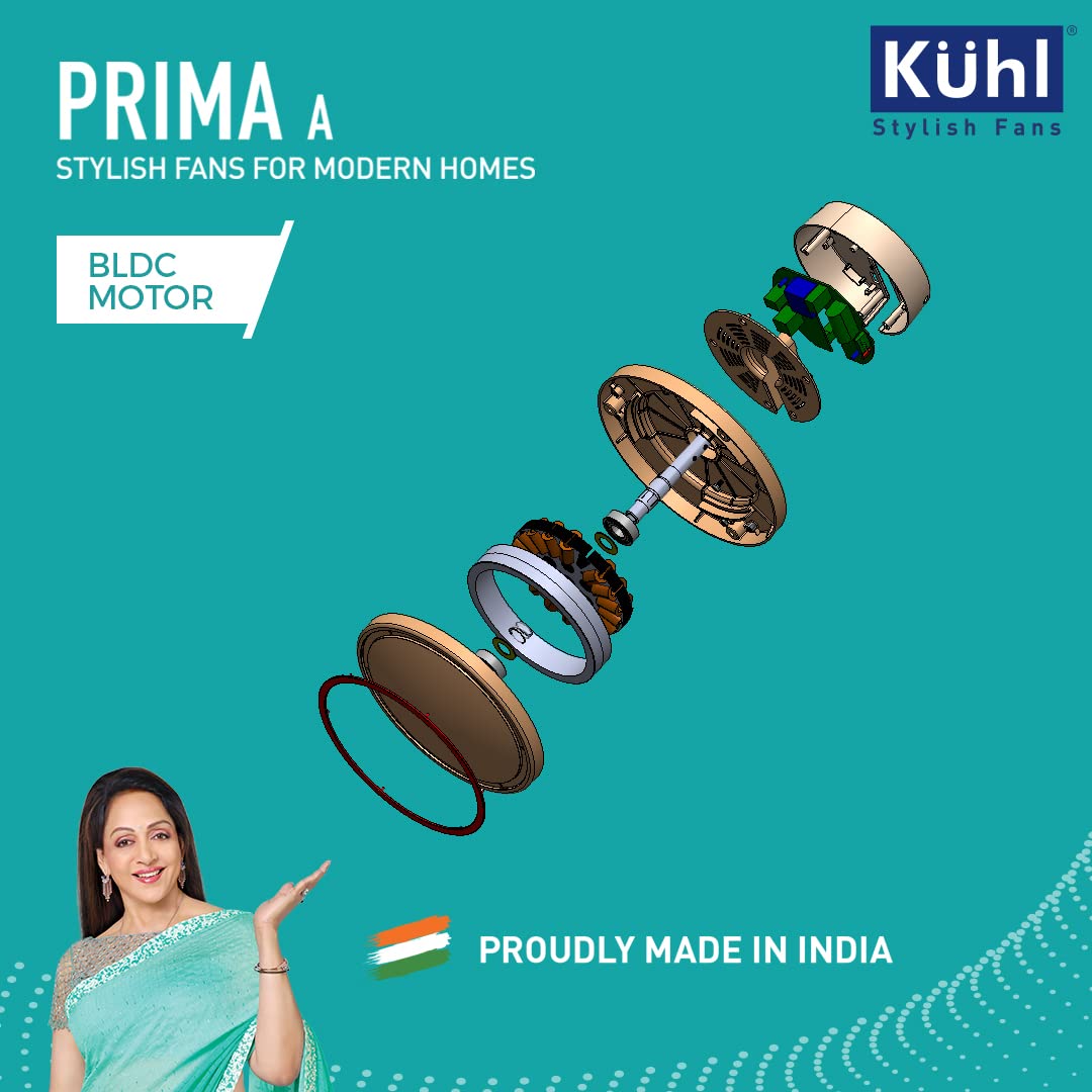 KUHL Prima A Stylish BLDC Fan | 5-Star Rated