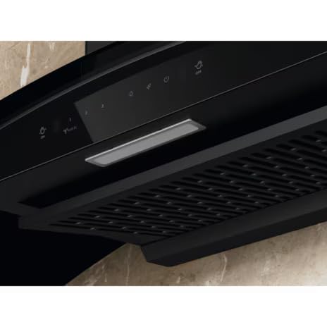Electrolux 90cm Ducted AutoClean Kitchen Chim, Black, ECC9841GB - 180 sqft Auto Clean