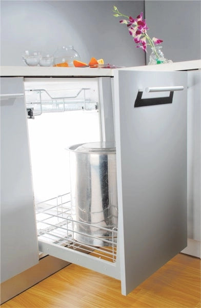Inox Satin Silent Grain Trolley