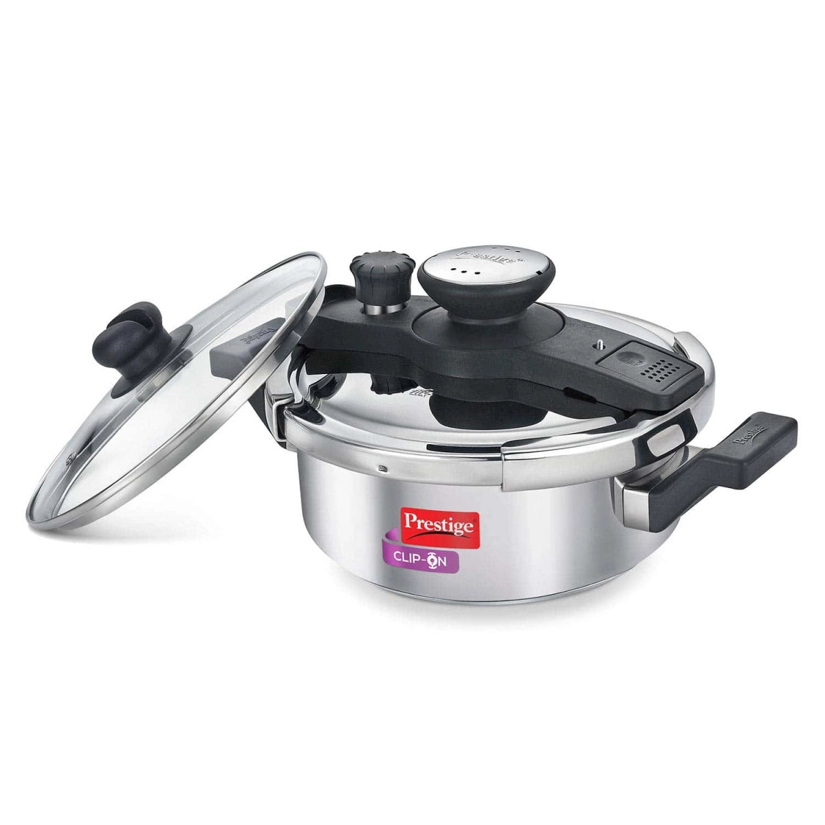 Prestige Svachh Clip-on Mini Stainless steel 3 Litre Pressure Cooker
