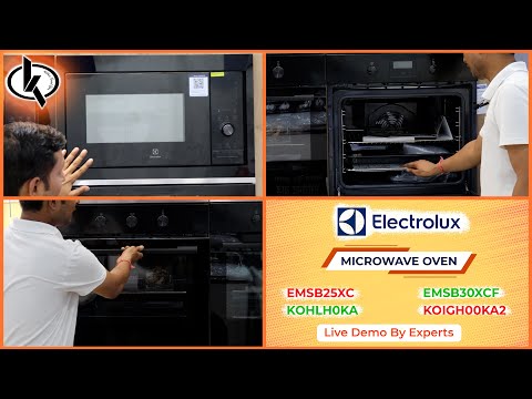 इलेक्ट्रोलक्स EMSB25XC 60 सेमी अल्टीमेट टेस्ट 700 बिल्ट इन कॉम्बिनेशन माइक्रोवेव ओवन 25L क्षमता के साथ