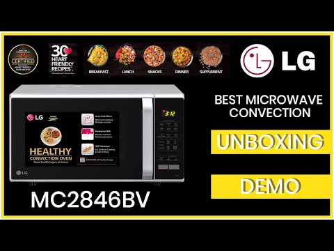 எல்ஜி 28 எல் கன்வெக்ஷன் மைக்ரோவேவ் ஓவன் (MC2846BV, கருப்பு, குவார்ட்ஸ் ஹீட்டர்)
