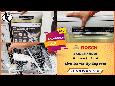 Bosch Series 6 Bosch free-standing dishwasher SMS6HMI00I 60 cm Brushed steel anti-fingerprint
