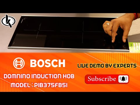 Bosch PIB375FB5I Series 6 Domino induction hob 30 cm Black