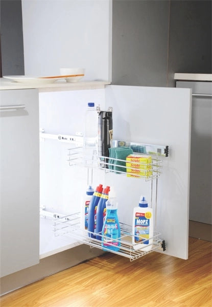 Inox Pull-Out Detergent Rack