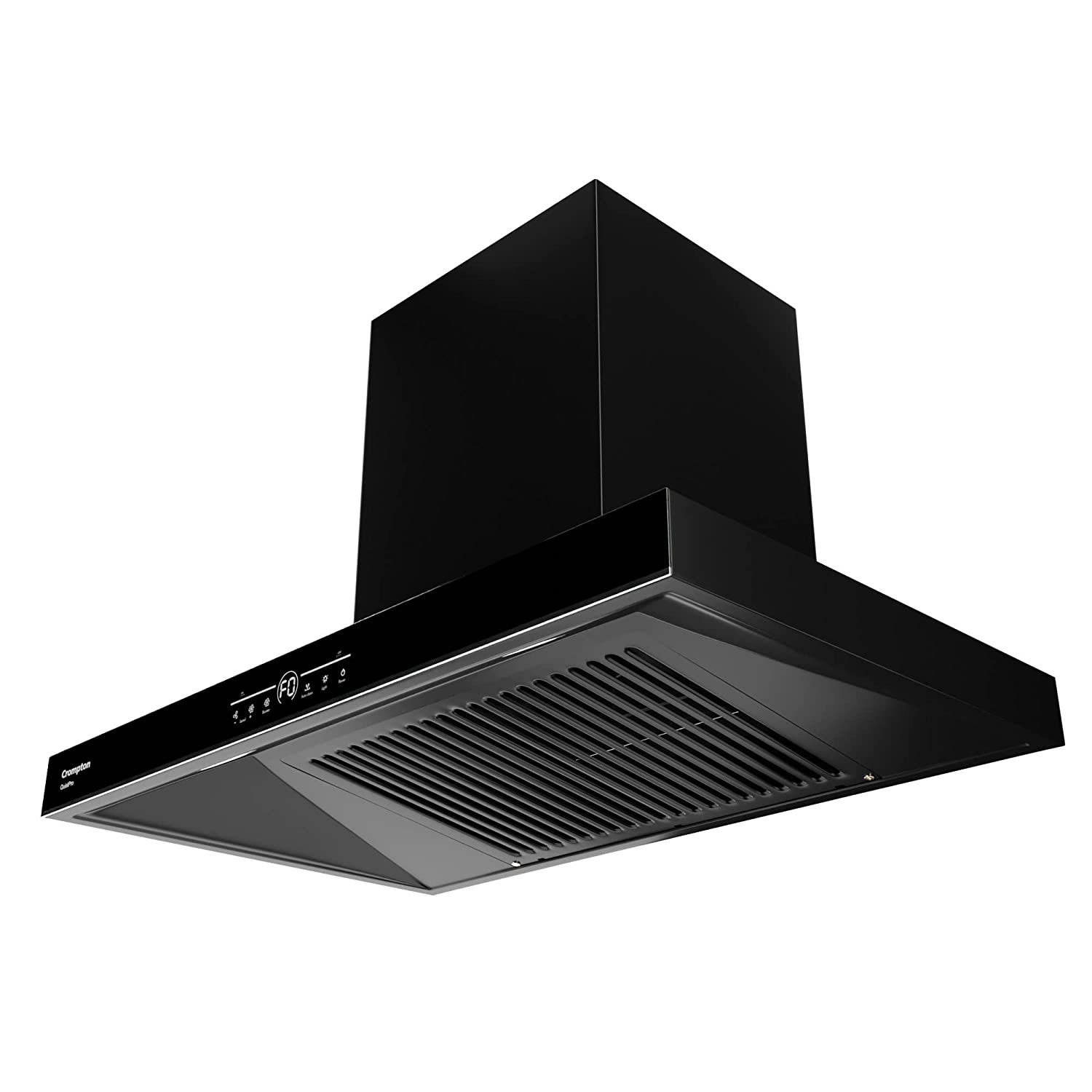 Crompton QuietPro Inverter Motor Box 75cm Chimney Filterles (Black), Free installation&Ducting kit,1390 m³/hr (CHD-QPVB75FLE-MBL)