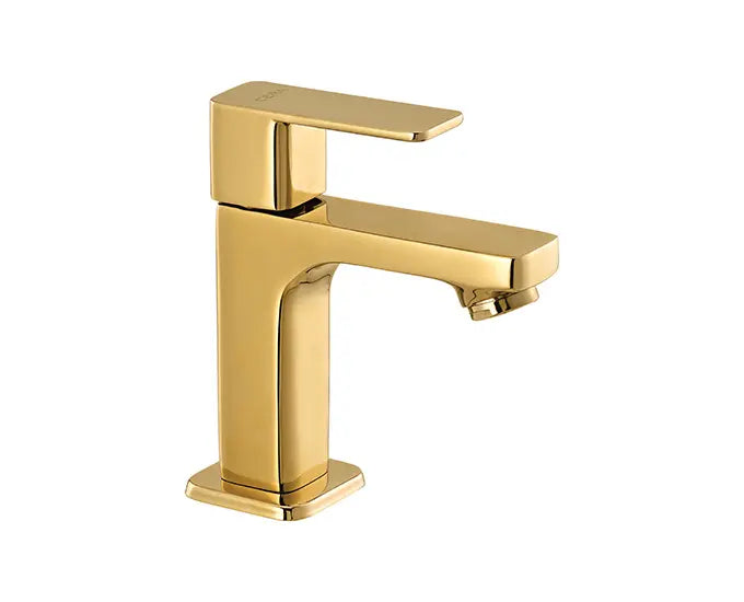 Cera F1005101FG Lustre Ruby French Gold Finish Quarter Turn Pillar Cock With Aerator