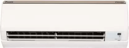Close-up of Daikin FTHT35XV16 indoor unit louvre and display panel