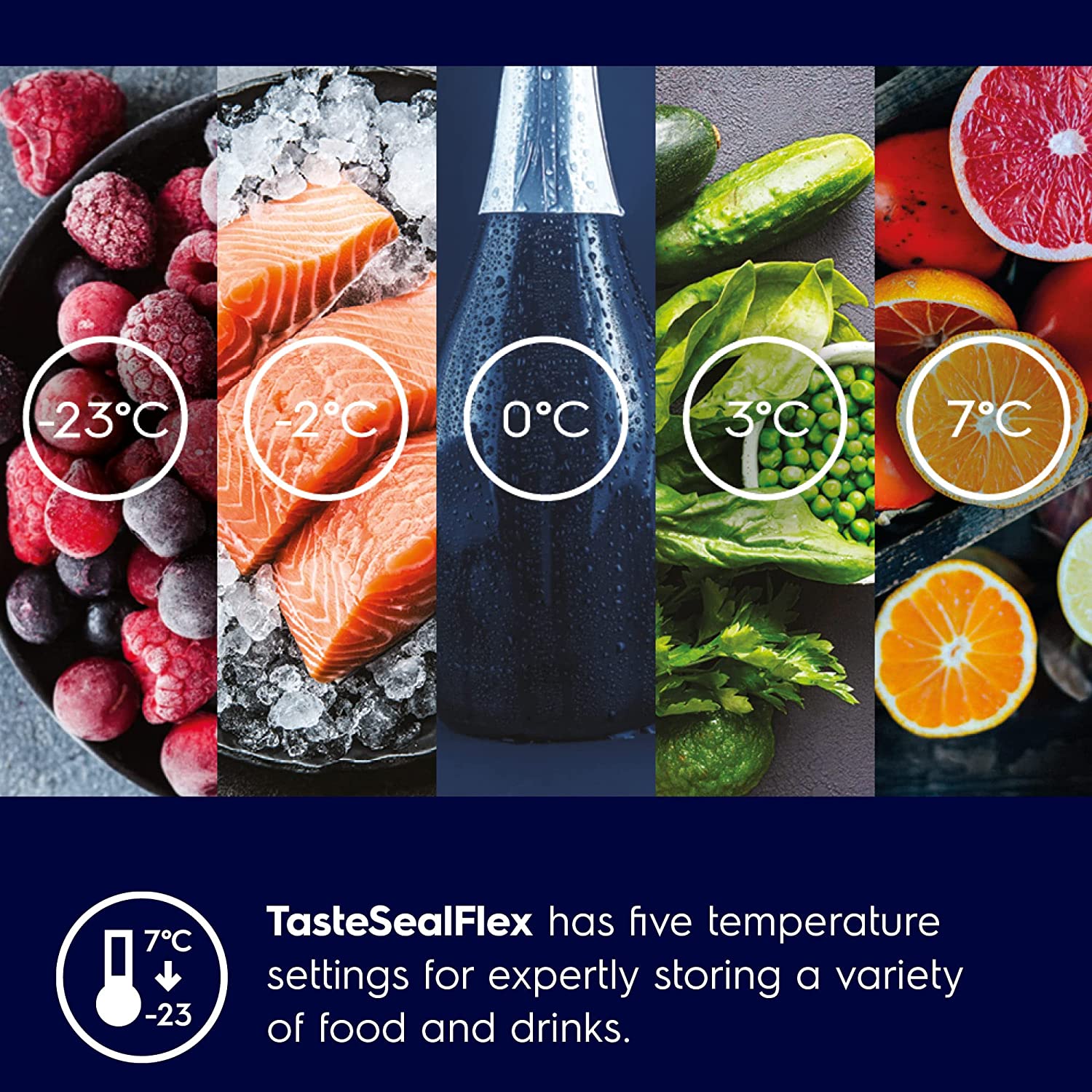 Electrolux 609L Ultimate taste 900 French Door Refrigerator EQE6879A-B