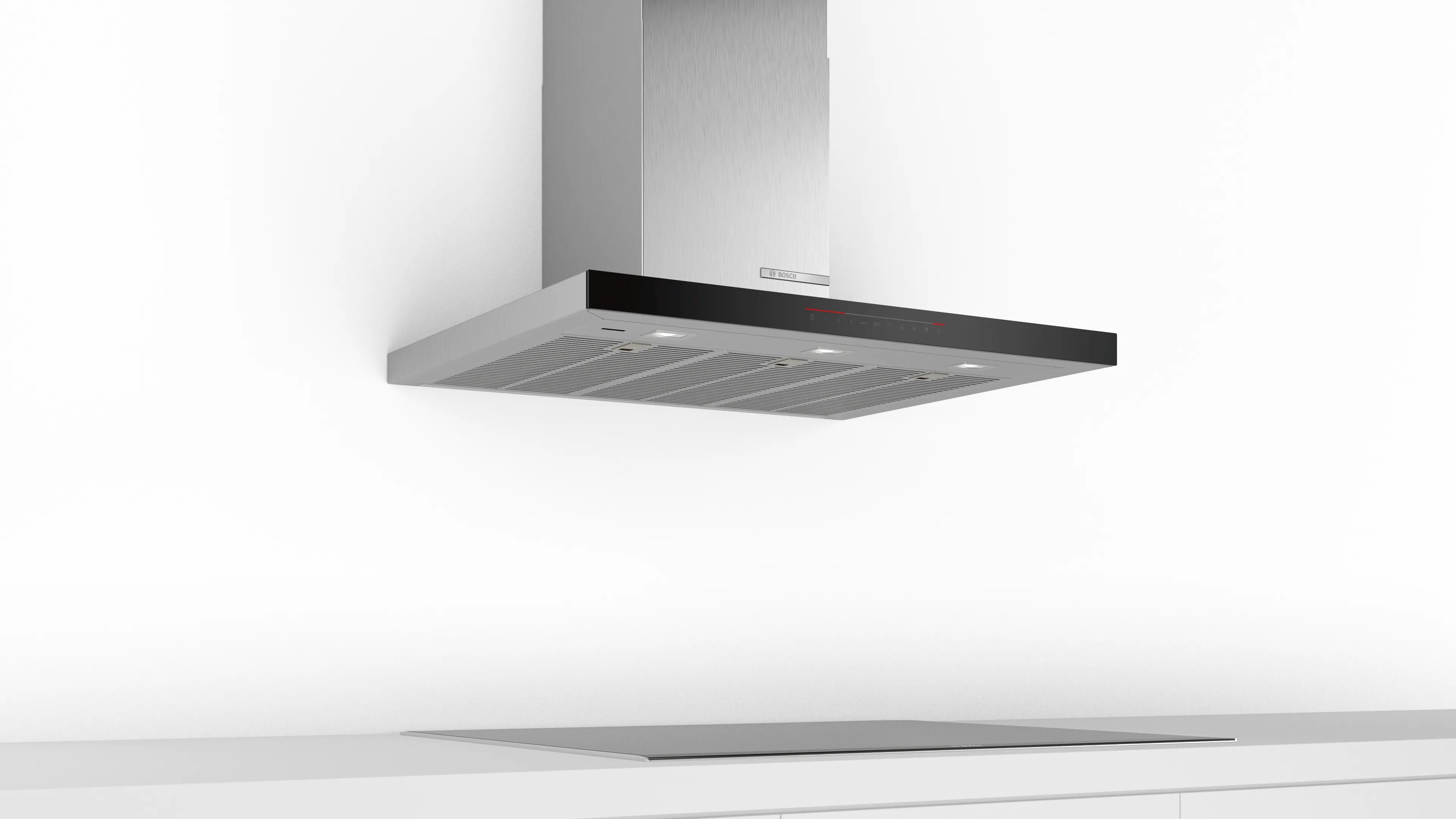 Bosch DWB91PR50I Series 8 wall-mounted cooker hood 90 cm Stainless Steel