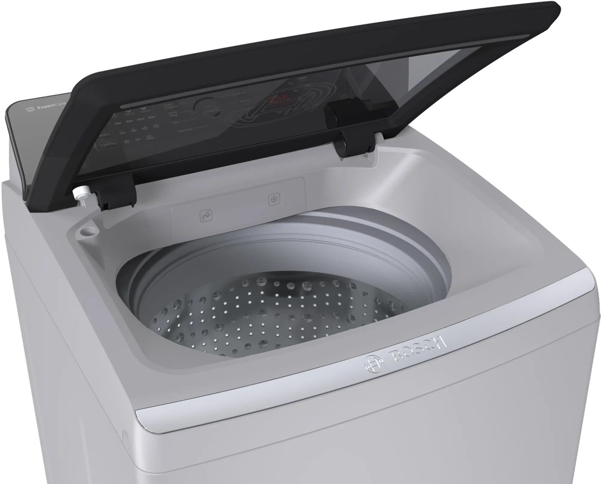 Bosch 8.0 kg 5 Star Fully-Automatic Top Loading Washing Machine (WOE802S7IN, ‎Grey, Expert Care)