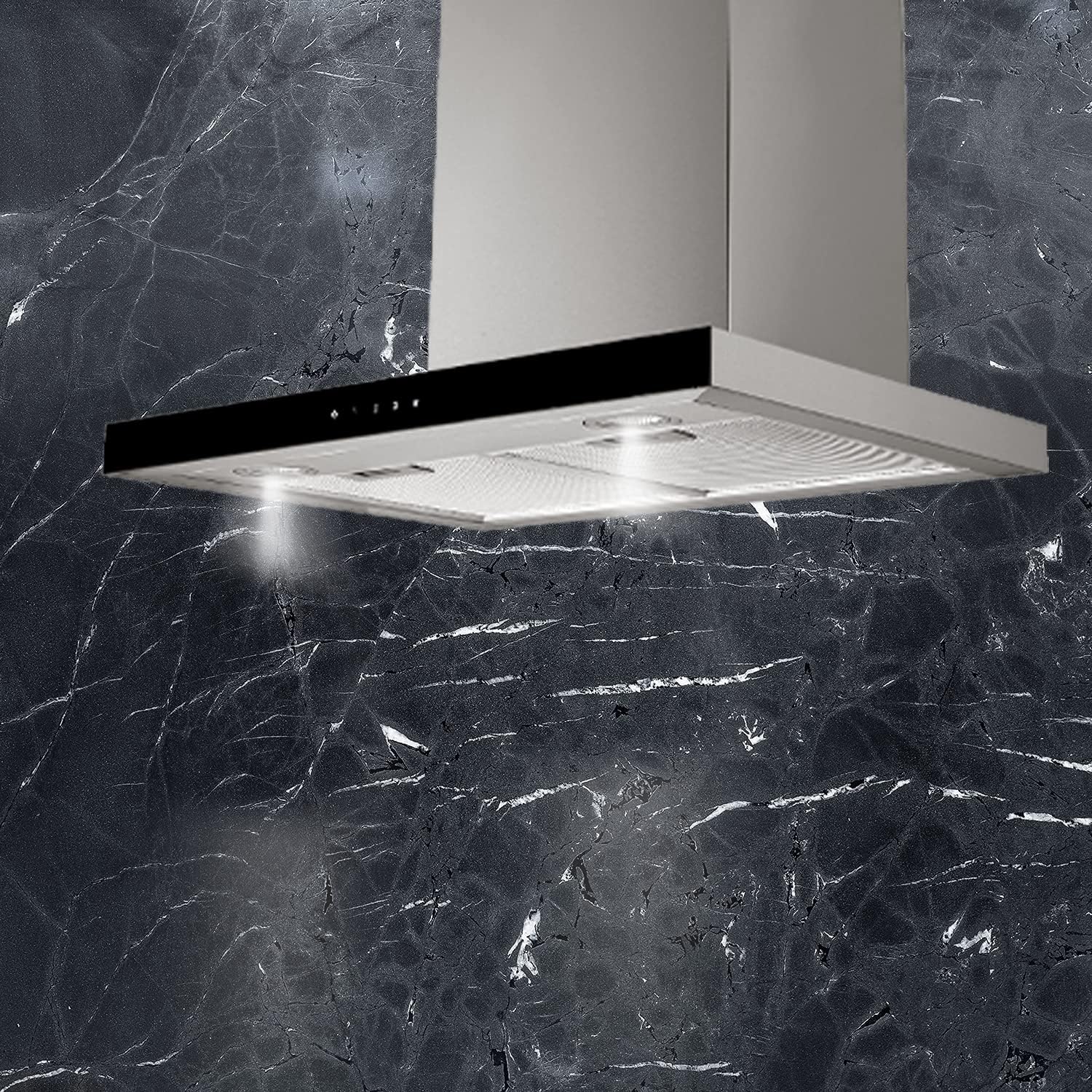 Carysil Elegant 60 cm Wall Mounted Chimney (Baffle Filter)